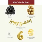 6th Happy Birthday Balloon Decoration Kit, Multicolor, Pack Of 52