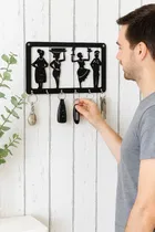 KC Arts Rajasthani Dance MDF Key Holder