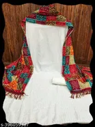 Embellished Unstitched Suit for Women 