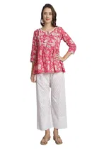 Cotton Printed Top for Women 