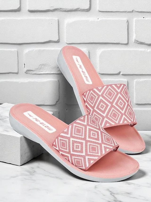 Flats for Women (Peach, 6)