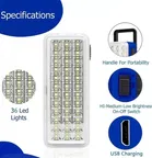 Rocklight Home Emergency Rechargeable Charging 36 Led Light 5 Hrs Flood Lamp Emergency Light 