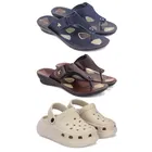 Combo of Flats with Clogs for Women 
