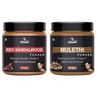 Natural Red Sandalwood & Mulethi Powder for Skin & Hair 