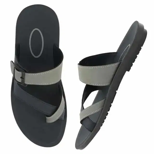 Birde Men Grey Slippers (K LIQ-13-GRY), Size- 10
