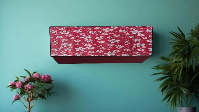 PVC Printed AC Cover (Multicolor, 1.5 Ton)