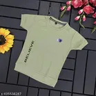 Cotton Blend Round Neck Printed T-Shirt for Boys 
