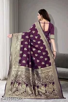 Banarasi Silk Zari Woven Saree for Women 