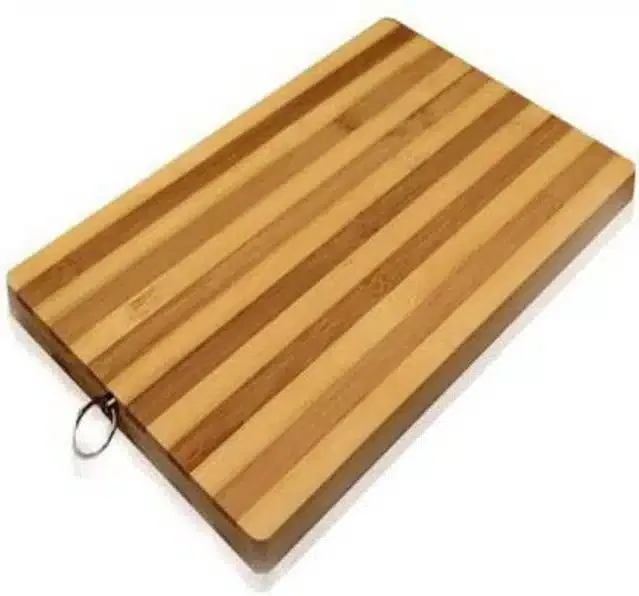 Wooden Vegetable Cutting Board (Brown, 20x15 cm)