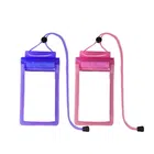 PVC Waterproof Sealed Rain Protection Cover for Mobile (Multicolor, Pack of 2)