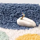 Alaqsa Tufted Big Blue Flower 15x23in