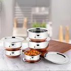 Stainless Steel Copper Bottom Handi Pot Set with Lid 
