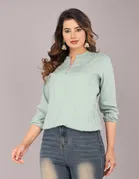 Rayon Solid Top for Women 