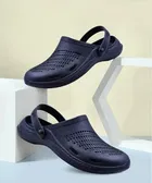 Clogs for Men, Navy Blue 