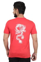 Round Neck Printed T-Shirt for Men 