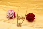 Brass Necklace with Earrings for Women 