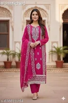 Chanderi Cotton Punjabi/All Over Suits for Women 