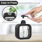 Plastic Refillable Liquid Soap Dispenser for Bathroom 