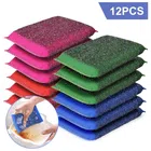Scratch Proof Kitchen Utensil Scrubber Pads (Multicolor, Pack of 12)