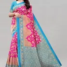 Art Silk Printed Saree for Women 