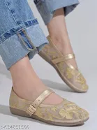 Printed Synthetic Ballerinas for Women 