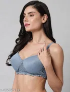 Crepe Solid Bra for Women & Girls, Multicolour, Pack of 3 