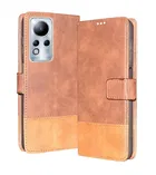 Artificial Leather Flip Cover For Infinix Note 12 