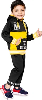 Polyester Woven Design Clothing Set for Kids 