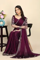 Chiffon Woven Design Saree for Women 