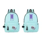 Combo of BTS Printed PU Backpacks for Women & Girls 