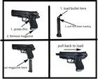 Plastic Gun Toys with 60 Pcs Bullets for Kids 