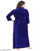Velvet Nightdress Set for Women 