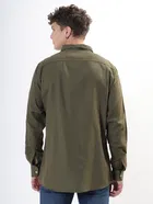 100% Cotton Full Sleeves Solid Shirt for Men 