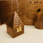 Sheesham Wooden Handicrafts Handmade Incense Holder - Medium 