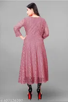 Net Gowns for Women,  Aqua Blue  