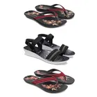 Sandals with 2 Pairs Flats for Women 