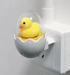 Immutable egg plug wall socket lamp led night light ac 220 volt light control sensor yellow duck bedroom lamp gift Night Lamp  