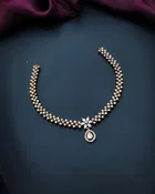 Zircon Gold-plated Necklace Set for Women 