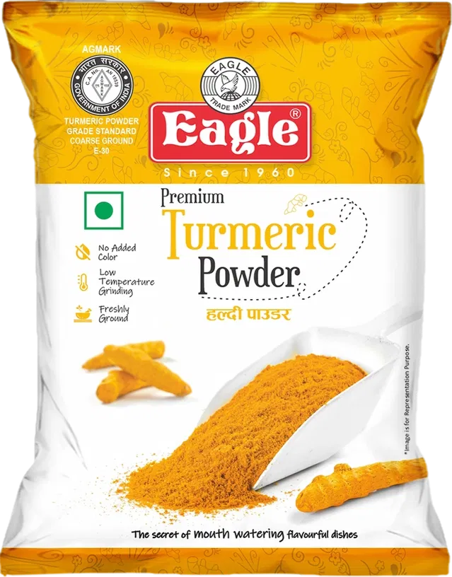 ईगल प्रीमियम हल्दी पाउडर 500 g पाउच