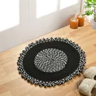 Polypropylene PP Doormat, Black, Pack of 2 