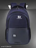Polyester Backpack for Men & Women, Blue