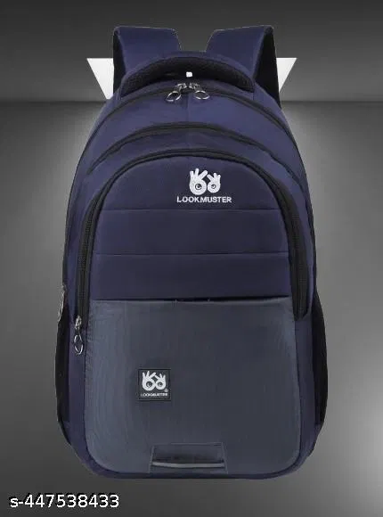 Polyester Backpack for Men & Women, Blue