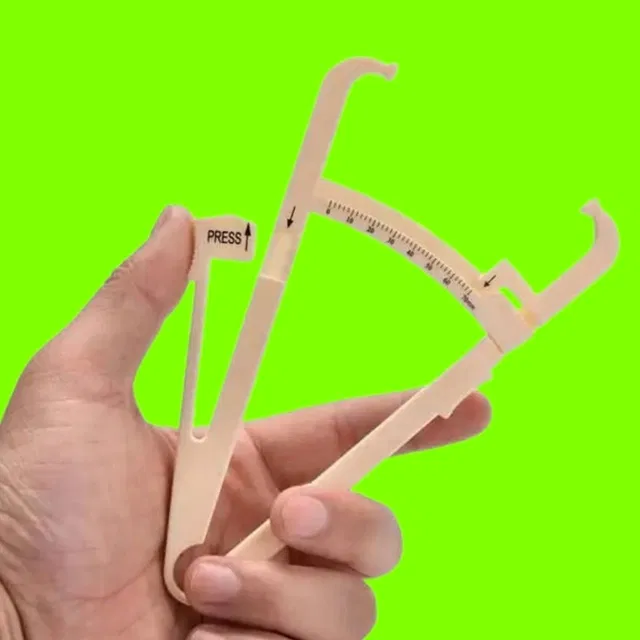 Lightweight Eco-Friendly Body Fat Measuring Caliper (Multicolor, Pack of 1)