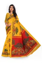 Art Silk Kalamkari Saree for Women 