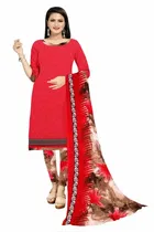 शारदा क्रिएशन क्रेप फ्लोरल प्रिंट सलवार सूट अस्टीचड 