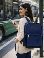 Lightweight Navy Blue School Backpack for Boys & Girls