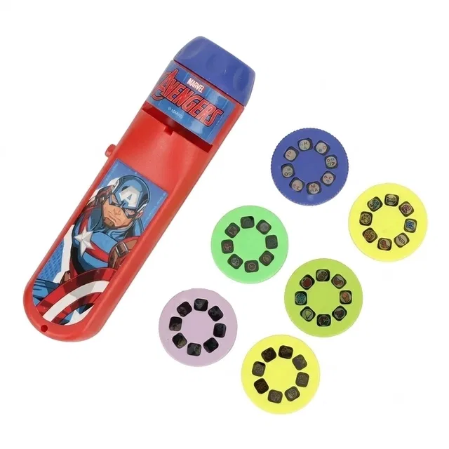 Kids Projection Torch with Picture Slides, Educational Flashlight Toy