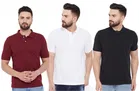 Polo T-shirts for Men, Pack of 3 