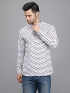 Cotton Blend Printed Kurta for Men 