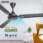 GESTOR Wave Ultra High Speed 48 Inch Decorative 1200 mm 3 Blade Ceiling Fan  (Smoked Brown | Pack of 1)
